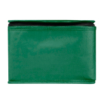 Bolsa térmica de non-woven reciclado para 6 latas y capacidad 4L color verde segunda vista frontal