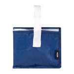Bolsa térmica de non-woven reciclado para 6 latas y capacidad 4L color azul real vista lateral