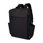 Mochila de poliéster reciclado con compartimento para PC 15” color gris oscuro