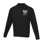 Jersey unisex de poliéster y algodón reciclado de 280 g/m2 Elevate NXT vista impresión serigrafía