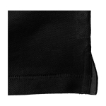 Polo de manga corta de hombre de algodón en piqué 200 g/m2 Elevate Life color negro