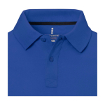 Polo de manga corta de hombre de algodón en piqué 200 g/m2 Elevate Life color azul vista detalle 1