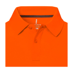 Polo de manga corta de hombre de algodón en piqué 200 g/m2 Elevate Life color naranja vista detalle 1