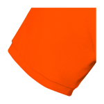 Polo de manga corta de hombre de algodón en piqué 200 g/m2 Elevate Life color naranja vista detalle 2