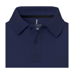 Polo de manga corta de hombre de algodón en piqué 200 g/m2 Elevate Life color azul marino vista detalle 1