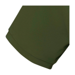 Polo de manga corta de hombre de algodón en piqué 200 g/m2 Elevate Life color verde militar vista detalle 2