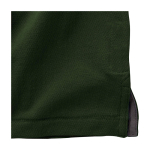Polo de manga corta de hombre de algodón en piqué 200 g/m2 Elevate Life color verde militar