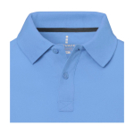 Polo de manga corta de hombre de algodón en piqué 200 g/m2 Elevate Life color azul claro vista detalle 1