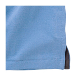 Polo de manga corta de hombre de algodón en piqué 200 g/m2 Elevate Life color azul claro