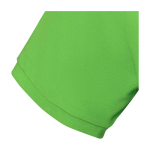Polo de manga corta de hombre de algodón en piqué 200 g/m2 Elevate Life color verde fluorescente vista detalle 2
