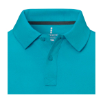 Polo de manga corta de hombre de algodón en piqué 200 g/m2 Elevate Life color azul pastel vista detalle 1