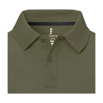 Polo de manga corta de hombre de algodón en piqué 200 g/m2 Elevate Life color verde oliva vista detalle 1
