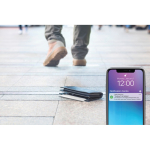 Tarjeta para encontrar la cartera compatible con Apple FindMy color blanco vista de ambiente 2