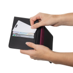 Tarjeta ultradelgada rastreadora para billetera con Find My color blanco octava vista