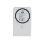 Powerbank con carga inalámbrica magnética indicador 5.000 mAh color plateado tercera vista