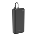 Powerbank ecológica para 2 dispositivos indicador de carga 20W color negro