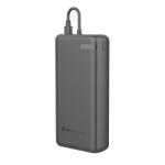 Powerbank ecológica para 2 dispositivos indicador de carga 20W color negro tercera vista