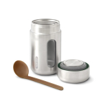 Frasco térmico de acero inoxidable con antigoteo Black+Blum 400ml cuarta vista