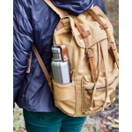 Botella térmica de acero inoxidable con asa Black+Blum 500ml color verde oliva