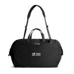 Bolsa de fin de semana espaciosa con bolsillo rápido 45L Bellroy color negro vista de impresión