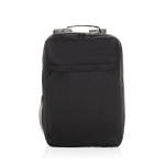 Mochila de RPET con bolsillo frontal para PC 15” Swiss Peak color negro segunda vista