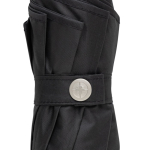 Paraguas automático a prueba de tormentas de 21” Swiss Peak color negro sexta vista