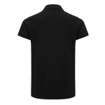 Polo piqué de algodón reciclado mujer casual fit 220 g/m2 Iqoniq color negro segunda vista