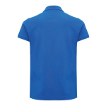 Polo piqué de algodón reciclado mujer casual fit 220 g/m2 Iqoniq color azul real segunda vista