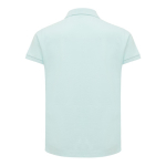 Polo piqué de algodón reciclado mujer casual fit 220 g/m2 Iqoniq color verde menta segunda vista