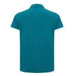 Polo piqué de algodón reciclado mujer casual fit 220 g/m2 Iqoniq color verde pastel segunda vista