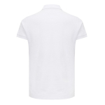 Polo piqué de algodón reciclado mujer casual fit 220 g/m2 Iqoniq color blanco roto segunda vista