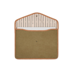 Funda para portátil de lona reciclada con bordes de color 14” color verde segunda vista