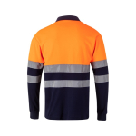 Polo de trabajo manga larga alta visibilidad 150 g/m2 Velilla color naranja