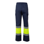 Pantalón de trabajo unisex algodón y poliéster 190 g/m2 Velilla color amarillo