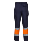 Pantalón de trabajo unisex algodón y poliéster 190 g/m2 Velilla color naranja