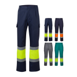 Pantalón de trabajo unisex algodón y poliéster 190 g/m2 Velilla varios colores
