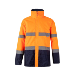 Parka de trabajo de poliéster con revestimiento 190 g/m2 Velilla color naranja segunda vista
