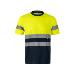 Camiseta laboral técnica grande alta visibilidad 140 g/m2 Velilla color amarillo segunda vista