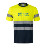 Camiseta laboral técnica grande alta visibilidad 140 g/m2 Velilla vista principal