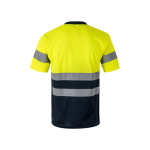 Camiseta trabajo técnica poliéster visibilidad 140 g/m2 Velilla color amarillo