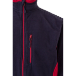 Chaqueta polar de trabajo poliéster bolsillos 220 g/m2 Velilla color rojo quinta vista