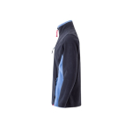 Chaqueta polar de trabajo poliéster bolsillos 220 g/m2 Velilla color azul claro tercera vista