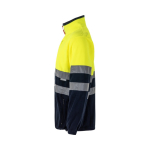 Chaqueta softshell grande trabajo en poliéster 280 g/m2 Velilla color amarillo tercera vista