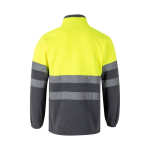 Chaqueta polar para trabajar bicolor poliéster 280 g/m2 Velilla color amarillo