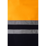 Chaqueta laboral polar en bicolor de poliéster 280 g/m2 Velilla color naranja novena vista