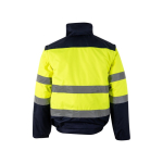 Chaqueta laboral de tallaje grande de poliéster 180 g/m2 Velilla color amarillo