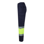 Pantalón laboral sarga de poliéster y algodón 210 g/m2 Velilla color amarillo tercera vista