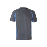 Camiseta técnica de trabajo en ojo de pájaro 160 g/m2 Velilla color azul claro segunda vista
