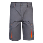 Bermudas de trabajo elásticas multibolsillos 240 g/m2 Velilla color naranja segunda vista