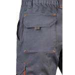 Bermudas de trabajo elásticas multibolsillos 240 g/m2 Velilla color naranja sexta vista